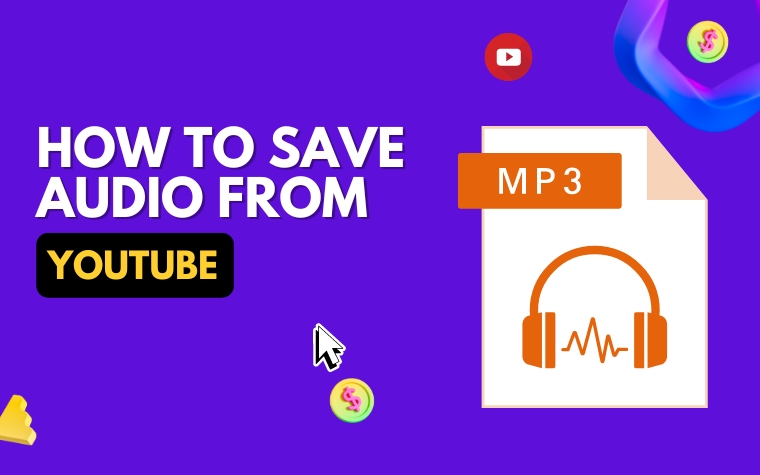 how to save audio from youtube