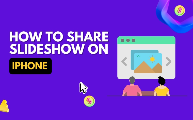 how to share slideshow on iphone